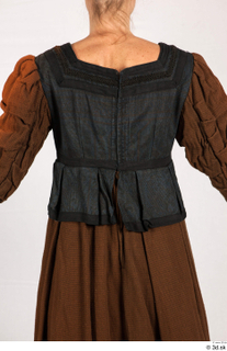  Photos Woman in Historical Dress 53 17th century Historical clothing black-brown dress upper body 0006.jpg